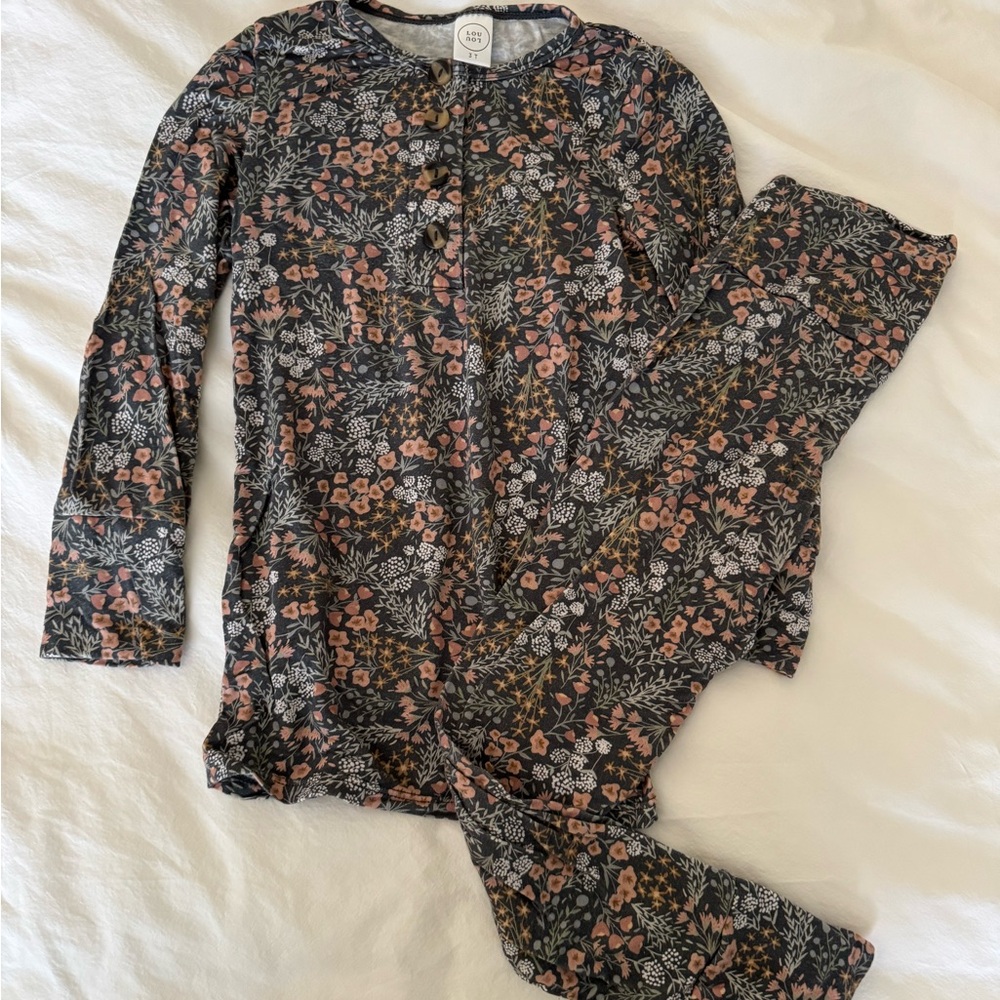 Lou Lou & Company Floral Kids Pajama Set